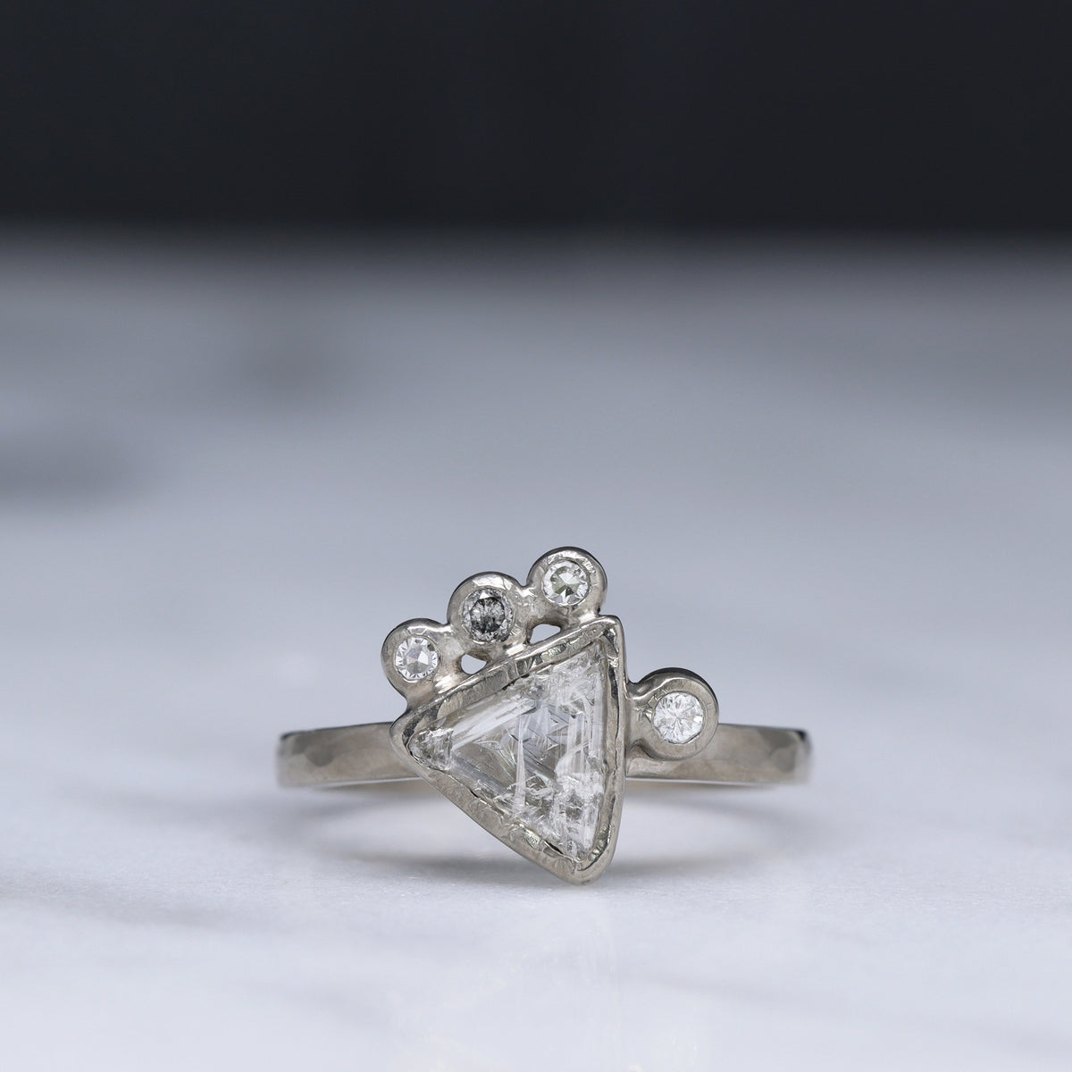 palladium white gold engagement ring maccle diamond heirloom diamonds custom ring
