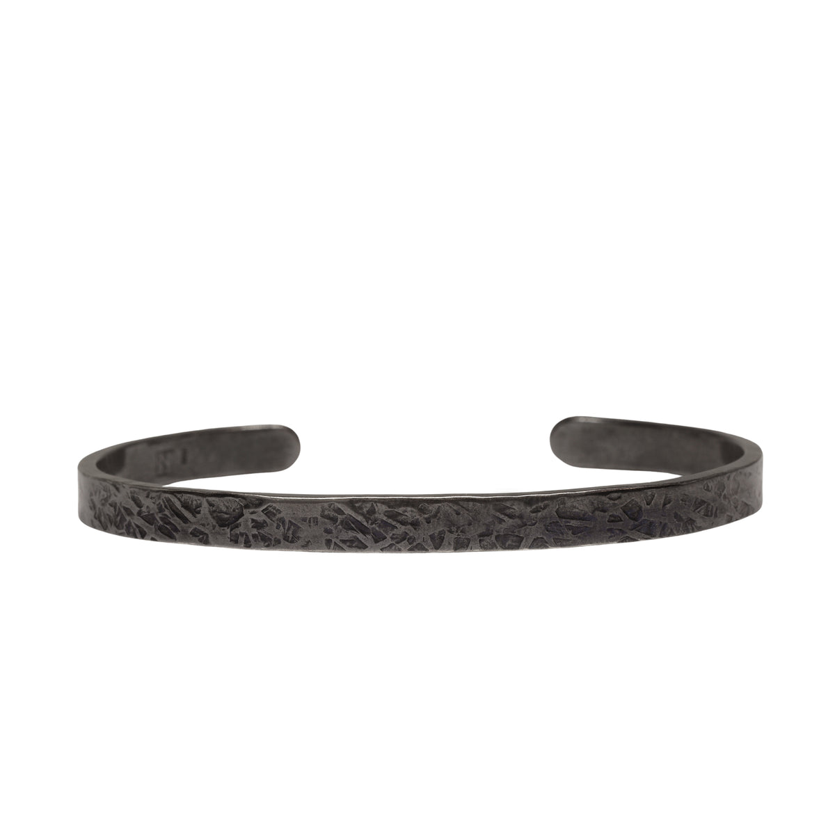 Canyon Cuff Bracelet - Dark Sterling