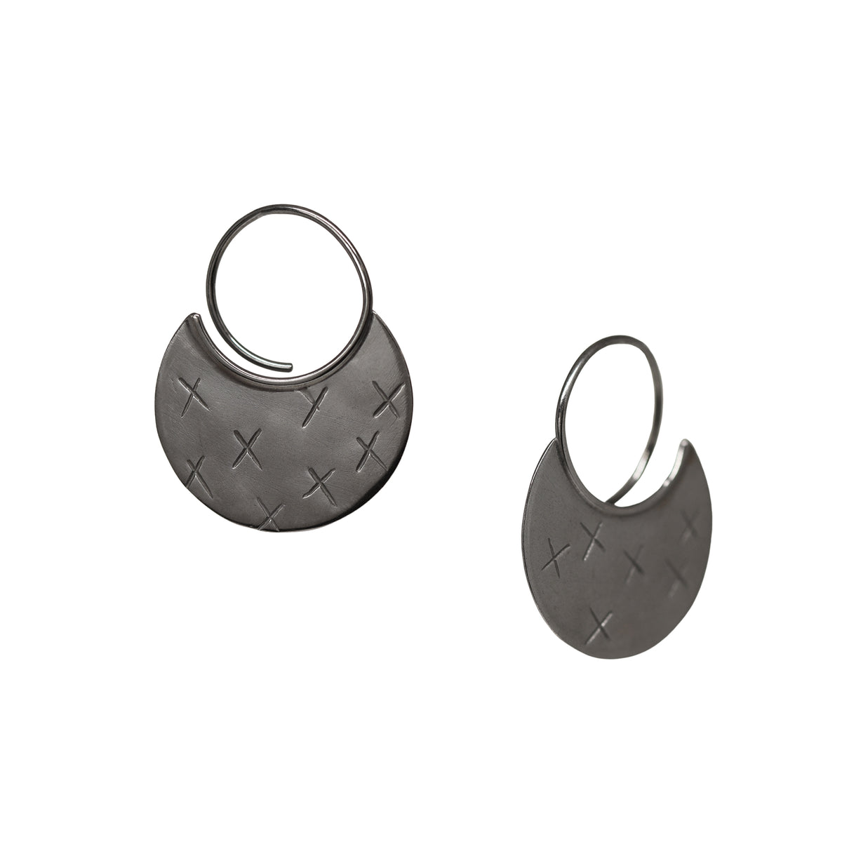 Disc Earrings X&