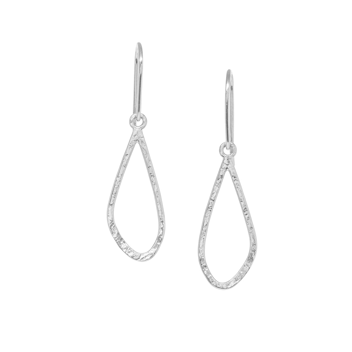Petal Earrings - Small - Bright Sterling