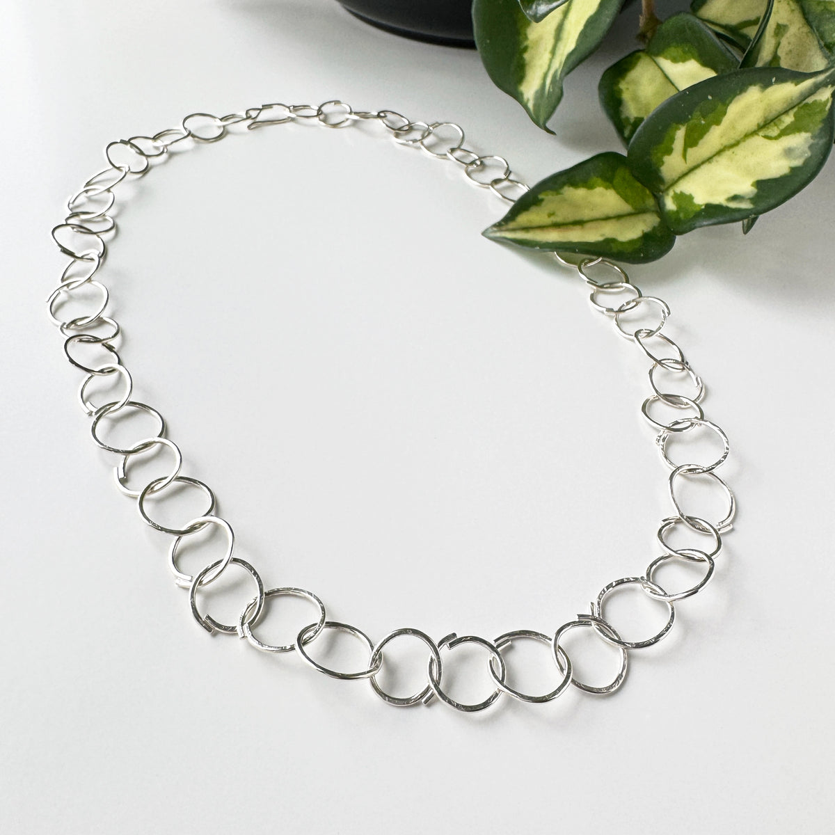 Sketch Full Chain Necklace - Sterling
