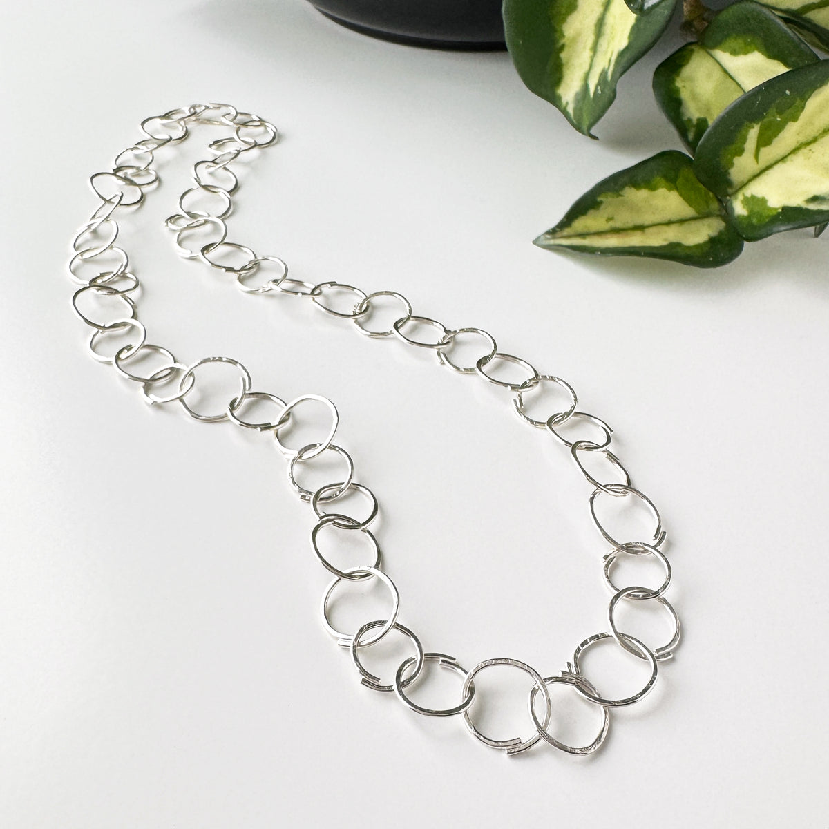 Sketch Full Chain Necklace - Sterling