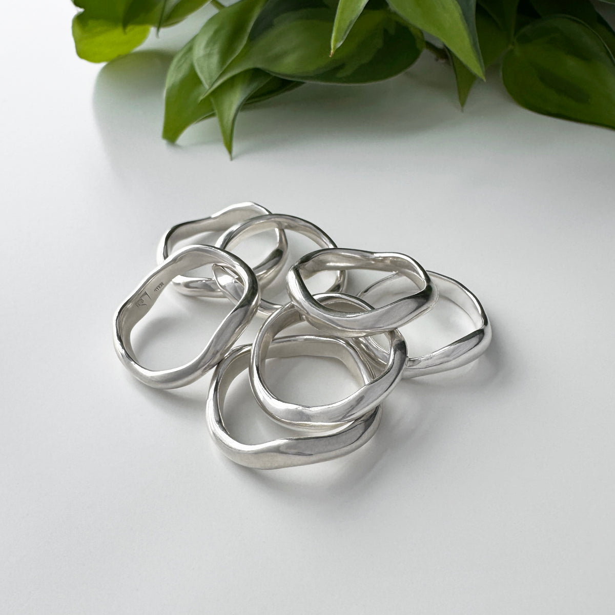 Tidal Organic Ring - Sterling Silver
