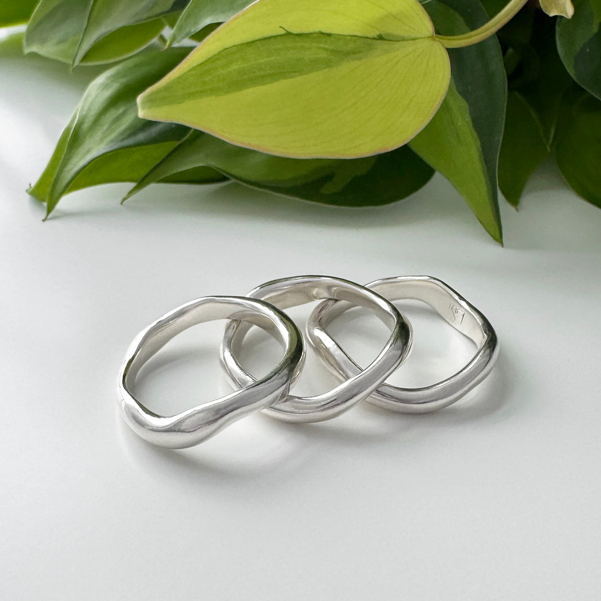 Tidal Organic Ring - Sterling Silver