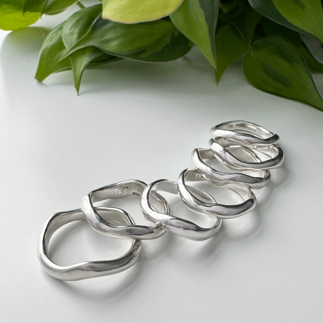 Tidal Organic Ring - Sterling Silver