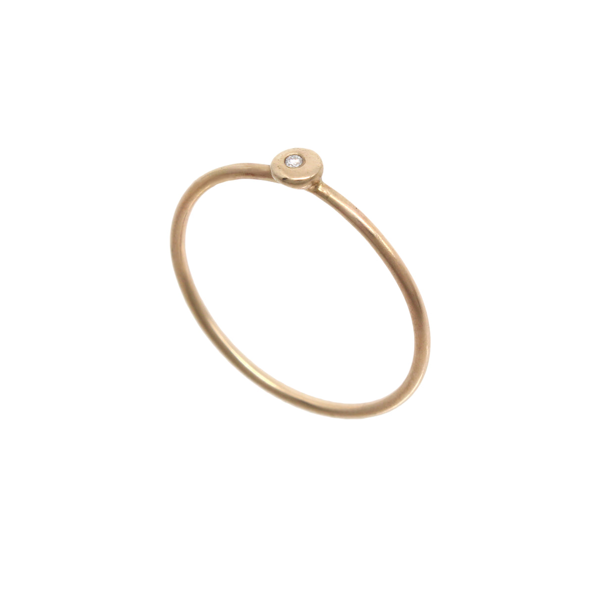 Starlight Ring Tiny - 14K Yellow Gold &amp; Diamond